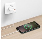 Chargeur secteur USB, 1x USB-C (PD), 1x USB-A (QC)