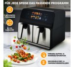 Friteuse double bac à air chaud PC-FR 1287 H