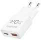 Oplader USB-stekker, 1x USB-C (PD), 1x USB-A (QC)