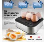 Cuiseur à oeufs PC-EK 1276, avec signal vocal
