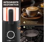 Mousseur à lait MS 3812, inox/noir