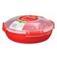 Boîte pour micro-ondes MICROWAVE, 1,29 l, rouge