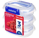 Boîte de conservation KLIP IT PLUS, 180 ml, set de 3