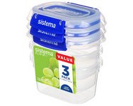 Boîte de conservation KLIP IT PLUS, 400 ml, set de 3