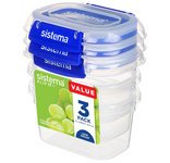 Boîte de conservation KLIP IT PLUS, 400 ml, set de 3