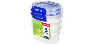 KLIP IT PLUS storage box, 400 ml, set of 3