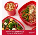 Boîte pour micro-ondes MEDIUM SOUP MUG, 650ml, rouge