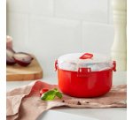 Boîte pour micro-ondes ROUND, 915 ml, rouge