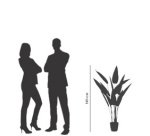 Plante artificielle 'oiseau de paradis', (H)1,15 m