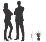 Plante artificielle 'aloe vera', hauteur: 450 mm