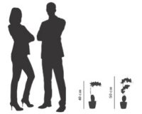 Kunstplant "orchidee", (H)500 mm, roze