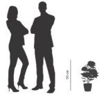 Plante artificielle 'pivoine', (H)550 mm