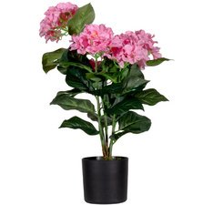 Plante artificielle 'hortensia', (H)550 mm, rose