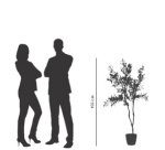 Plante artificielle 'olivier', hauteur: 1.550 mm