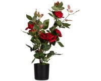 Plante artificielle 'rosier', (H)540 mm
