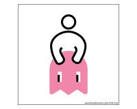 Panneau picto Femme PacNorm