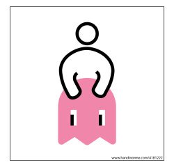 Panneau picto Femme PacNorm