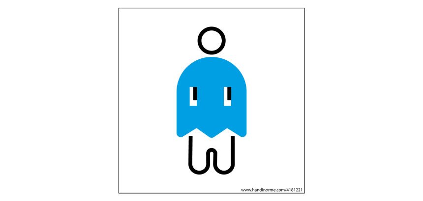 Panneau picto Homme PacNorm