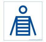 Panneau picto Homme Marinière