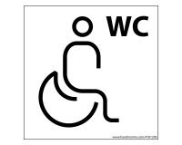 Panneau PRM + WC Nessa