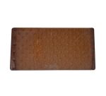 Dalle podotactile en acier corten
