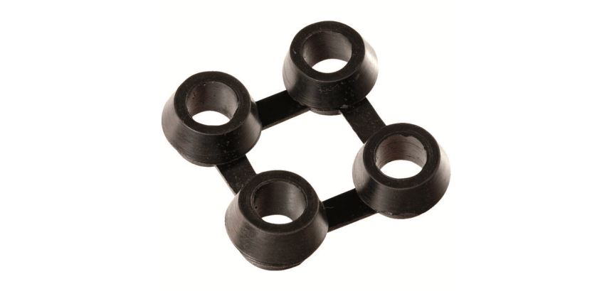 Jonction 4 points pour caillebotis PMR