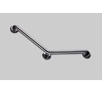 Barre d'appui coudée 135° acier inoxydable 3 points