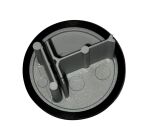 Bouchon plat pour main courante intérieure MALI en aluminium anodisé