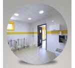Miroir pour sanitaire incassable PLEXICHOK -