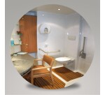 Miroir pour sanitaire incassable PLEXICHOK -