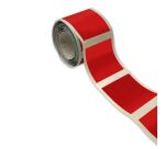 Bande de repérage pour surfaces vitrées - Intérieur - Carrés ROUGE