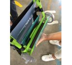 Support mural avec sangle pour rampe pliable