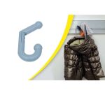 Double Porte Manteau souple pour intérieur