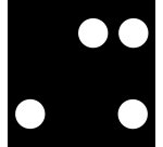 Étiquettes en braille pour bouton d'ascenseur