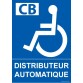 Panneau Distributeur Automatique Picto PMR