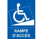 Panneau PMR - Rampe d'accès
