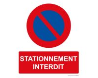 Panneau Sécurité Stationnement interdit