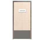Protection bas de porte adhésive - Gris - 830 x 350 mm