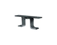 Bride double pour poteau carré 40x40 mm