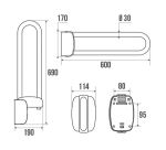 Barre d'Appui Relevable ÉCO