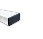 Poteau Rectangulaire - Acier Galvanisé - 80 x 40 mm