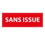 Panneau de signalisation - Pictogramme Sans issue - Rectangulaire