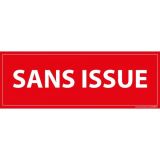 Panneau - Sans issue