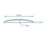 Bande en résine antidérapante ultra résistant Adhésivée 50 x 2400 mm