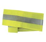 Brassard de sécurité élastique jaune réfléchissant haute visibilité