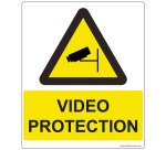 Panneau  Vidéo Protection - 300 x 250 mm