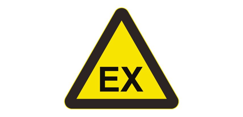Panneau danger atmosphère explosive ATEX – EX