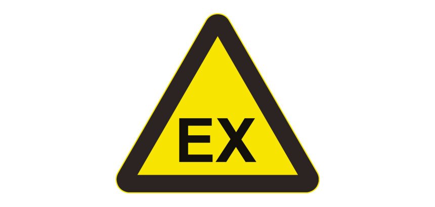 Panneau triangle DANGER EXPLOSIF