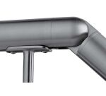 Support articulé de main courante sur poteau INOXI