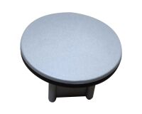 Bouchon plat pour main courante intérieure MALI en aluminium anodisé